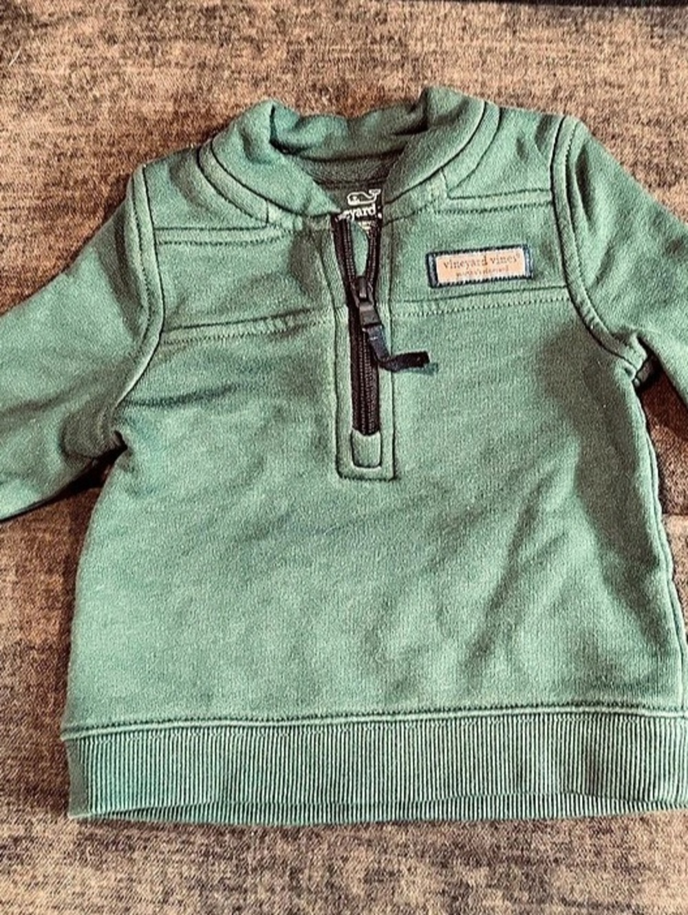 vineyard vines Baby Quarter-Zip Pullover Sweatshirt Boys 6-12M Green